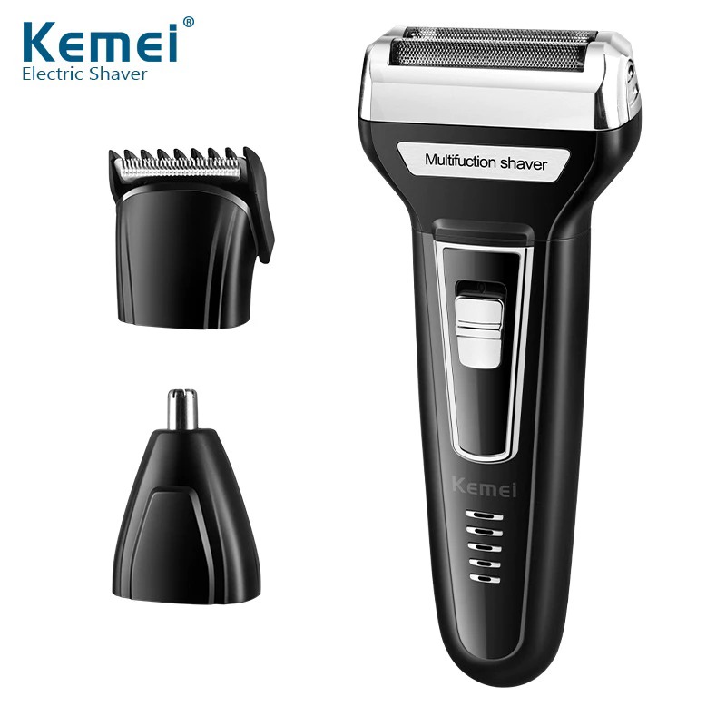 Maquina Barbear Shaver Kemei 3 Em 1 KM-6558