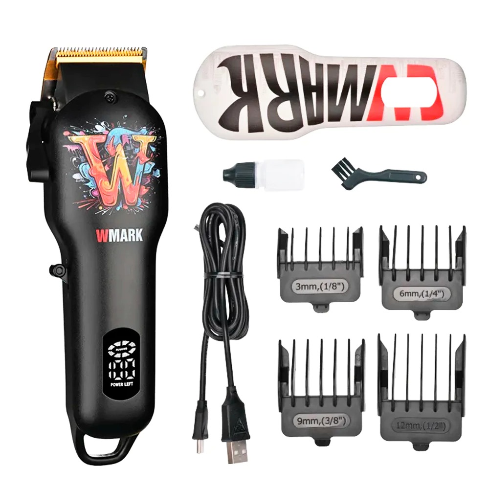Maquina De Cortar Cabelo Sem Fio Wmark NG123