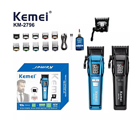 Maquina Cortar Cabelo Profissional Kemei KM2796