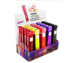 Caixa De Isqueiro Firestar Fruits Glow Várias Cores
