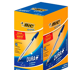 Caixa 50 Unidades de Caneta Azul