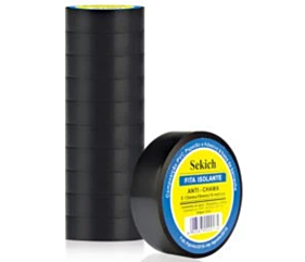 Fita Isolante - Base de Borracha-Sekich 10 metros
