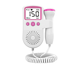 Monitor De Frequência Cardíaca Para Bebês Uso Doméstico Display De Gravidez Detector De Som Fetal Bebê