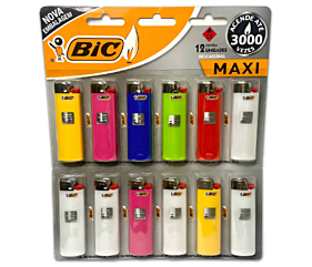 Cartela Isqueiros Bic Maxi