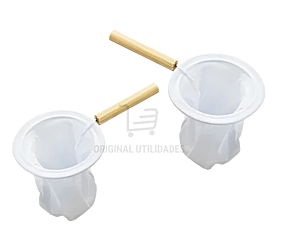 Coador de Pano Cabo de Madeira Grande